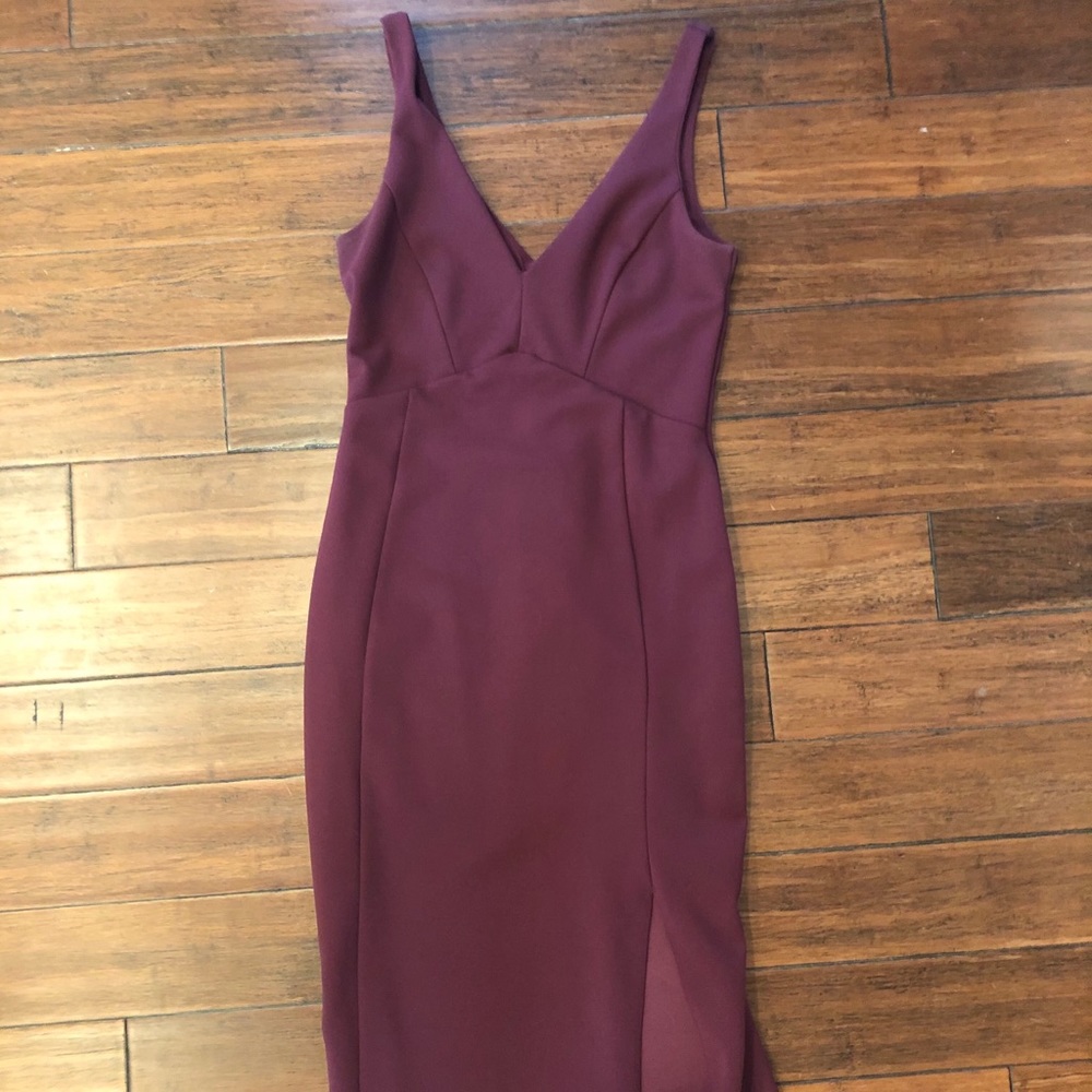 Lulus eggplant Bodycon dress M